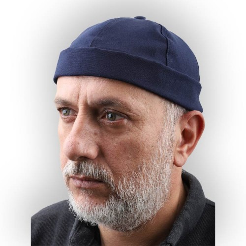 Takke - Cırt Cırtlı Bere Model Lacivert